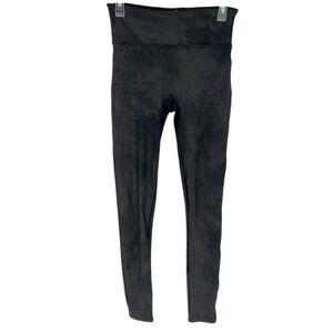 Spanx‎ Black Leather Look Leggings Large
